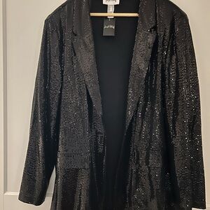 Joseph Ribkoff Shimmering Black Blazer